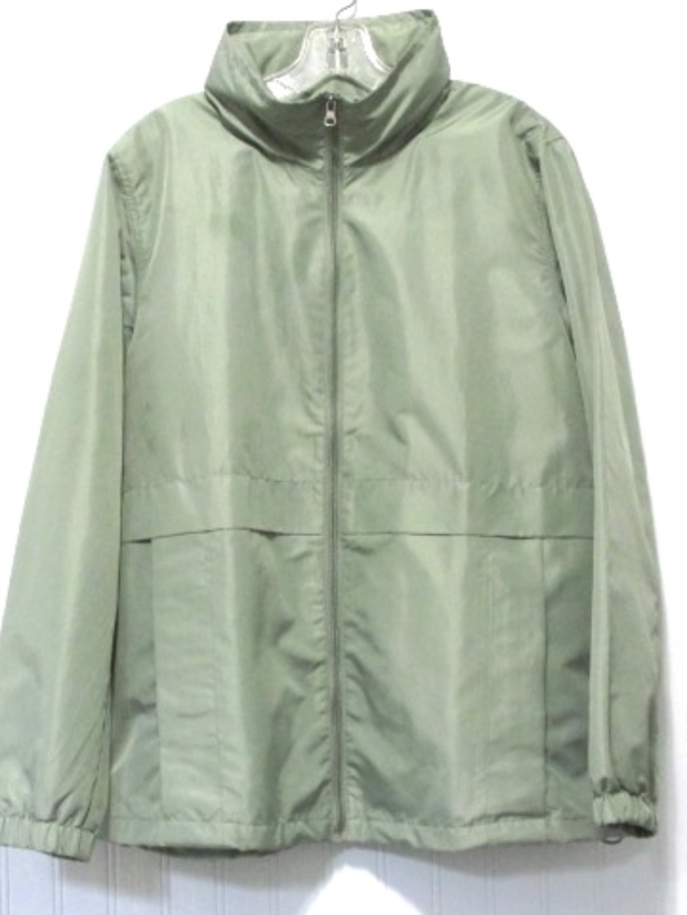 Appleseed's Sage Green Windbreaker Jacket, Size L